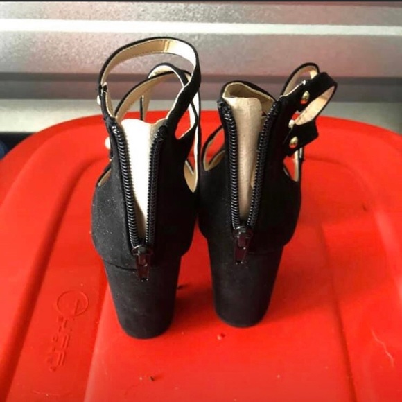 New Maurices Tiffany faux suede chunky heel size 8 - Picture 2 of 2